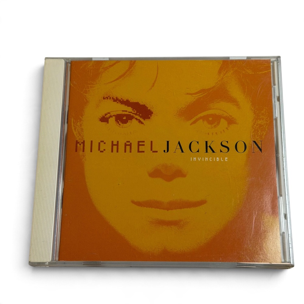 Michael Jackson Invincible CD 2001 Epic Records Orange Cover EK 69400 Pop R&B